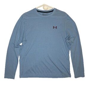 Under Armour Blue Long Sleeve Performance Tee Mens Size Medium